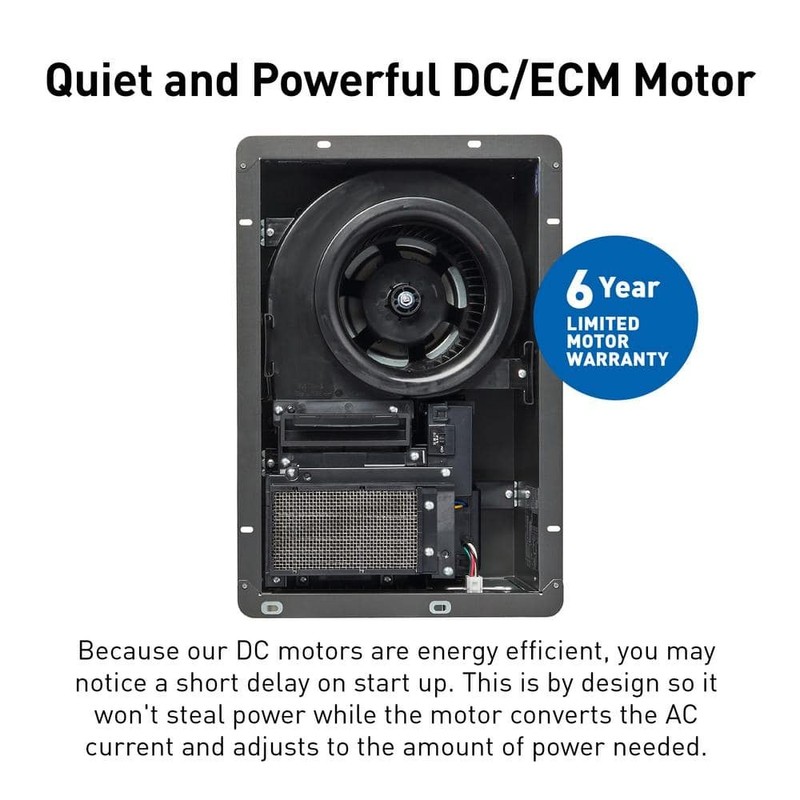 Panasonic Whisper Cozy DC 80/110 CFM Ceiling Exhaust Fan/Heater NO COVER - Image 5