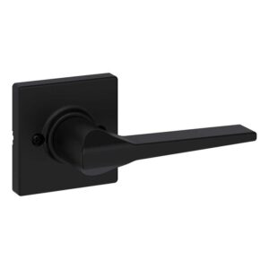 Kwikset Hollis Matte Black Half-Dummy Door Lever