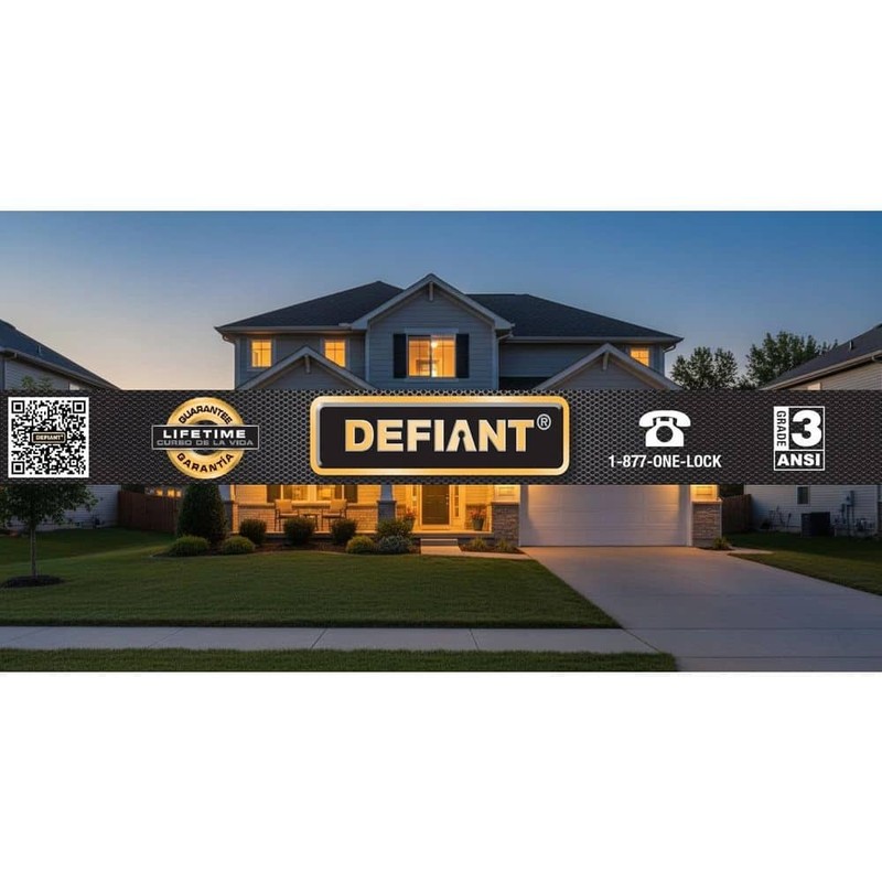 Defiant Hartford Matte Black Bed/Bath Door Knob - Image 2