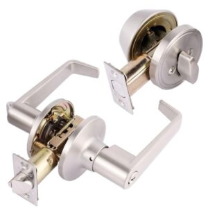 TOLEDO Segovia Single Cylinder Satin Nickel Combo Set