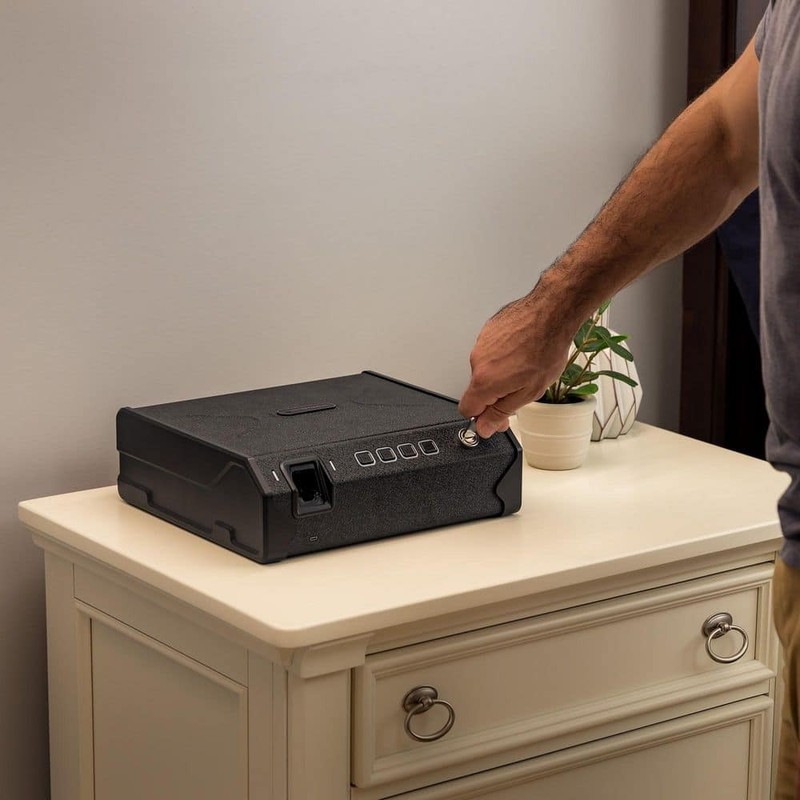 VenoTech Biometric Top Entry Vault Safe Finger Vein Recognition Matte Black - Image 8