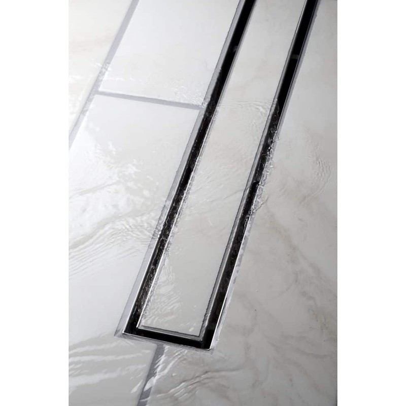 Oatey Designline 32 in. Stainless Steel Linear Shower Drain Tile-In Drain Cover - Image 3