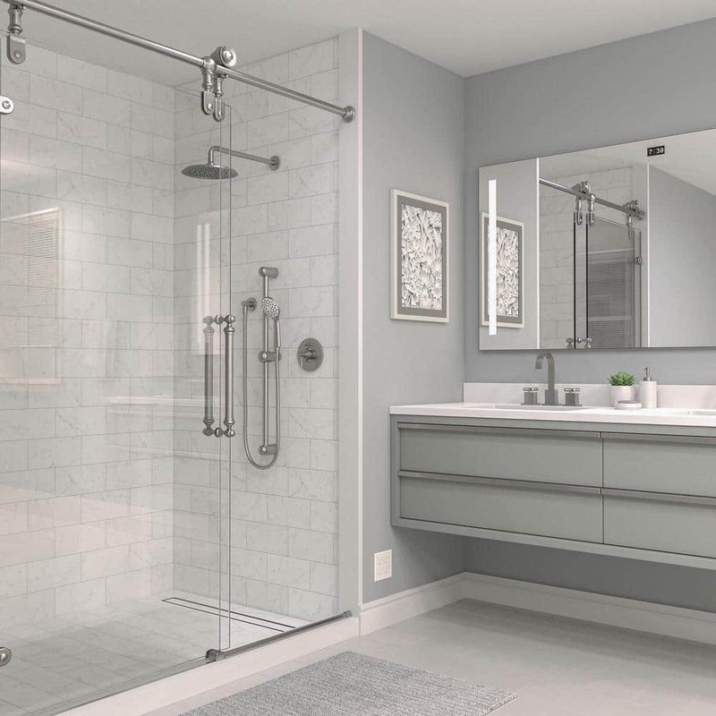 Oatey Designline 32 in. Stainless Steel Linear Shower Drain Tile-In Drain Cover - Image 10