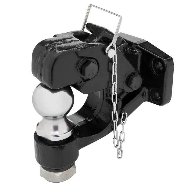 TowSmart Pintle Hook with 2-5/16 in. Hitch Ball, Bolt-on, 16,000 lb. capacity