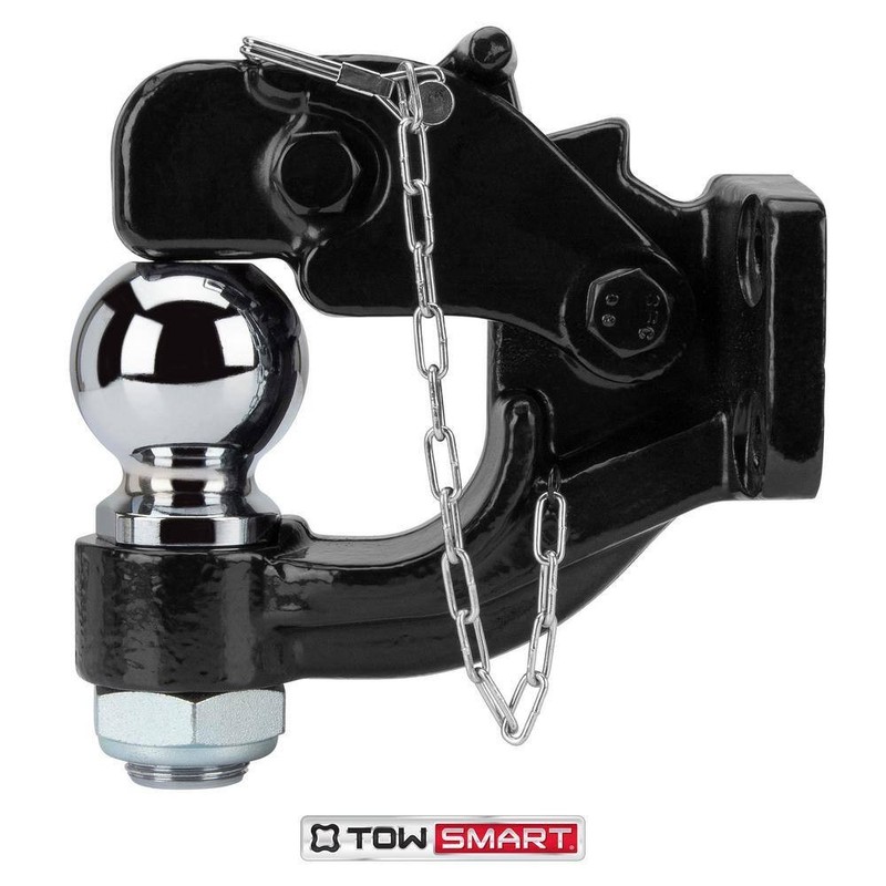 TowSmart Pintle Hook with 2-5/16 in. Hitch Ball, Bolt-on, 16,000 lb. capacity - Image 8