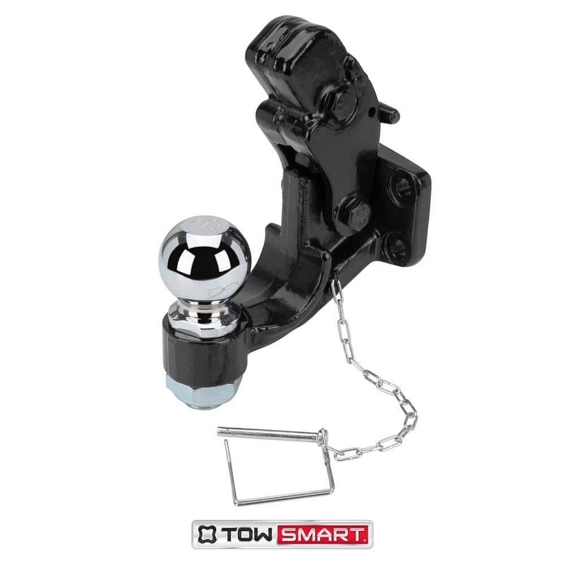 TowSmart Pintle Hook with 2-5/16 in. Hitch Ball, Bolt-on, 16,000 lb. capacity - Image 10
