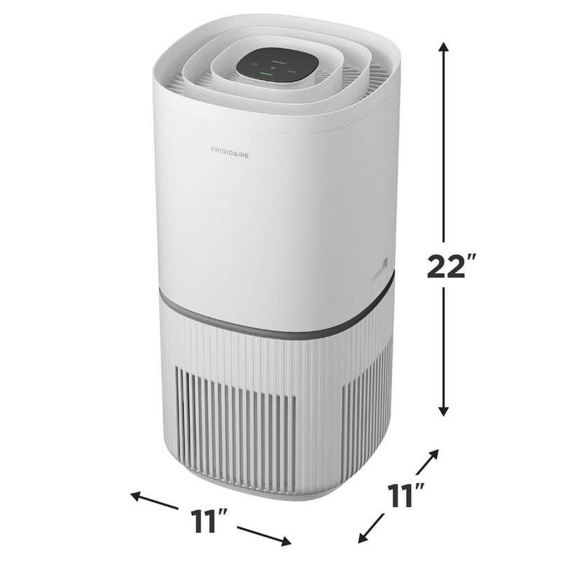 Frigidaire PureA300 351 sq. ft. XL HEPA Air Purifier in White with WiFi - Image 3