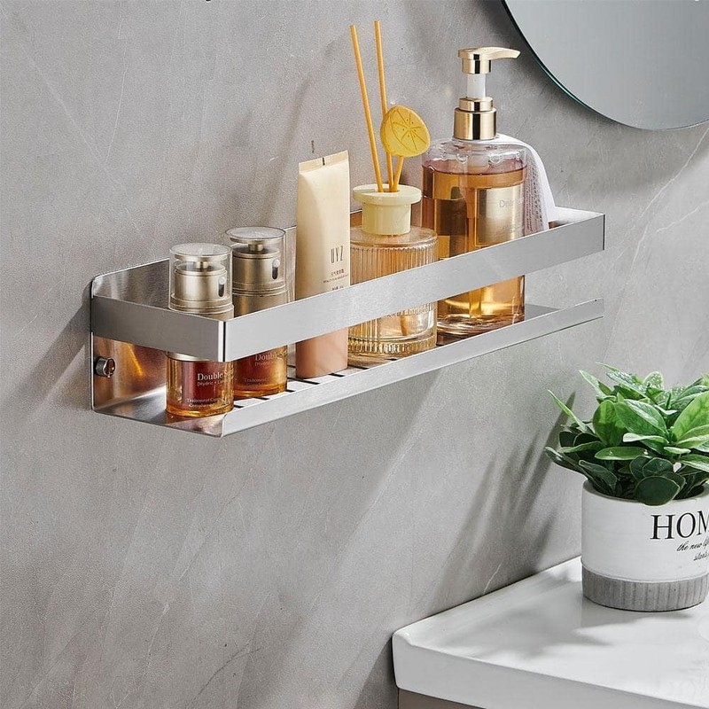 ACEHOOM 15.7" W x 3.2"Hx 3.9" D Stainless Steel Wall Mount Square Bathroom Shelf - Image 4