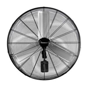 VISIONAIR 30 in. Oscillating High Velocity Wall Mount Fan, Black