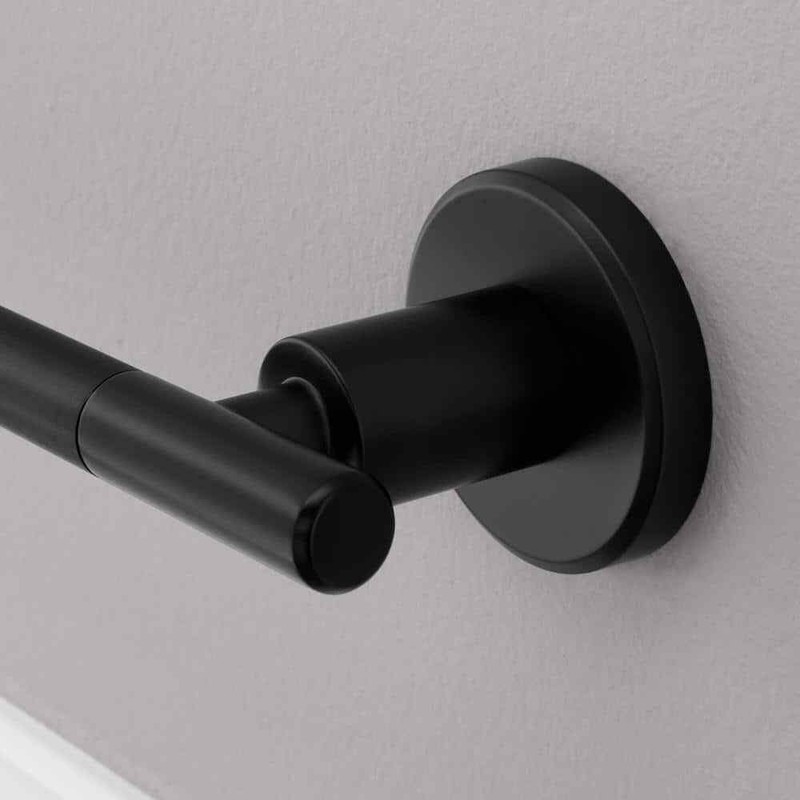 Glacier Bay Menlo 24 in. Towel Bar in Matte Black - Image 4