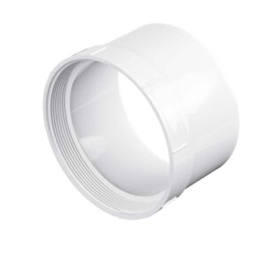 NDS PVC S&D Female Cleanout Adapter, 6 in. Hub X FPT