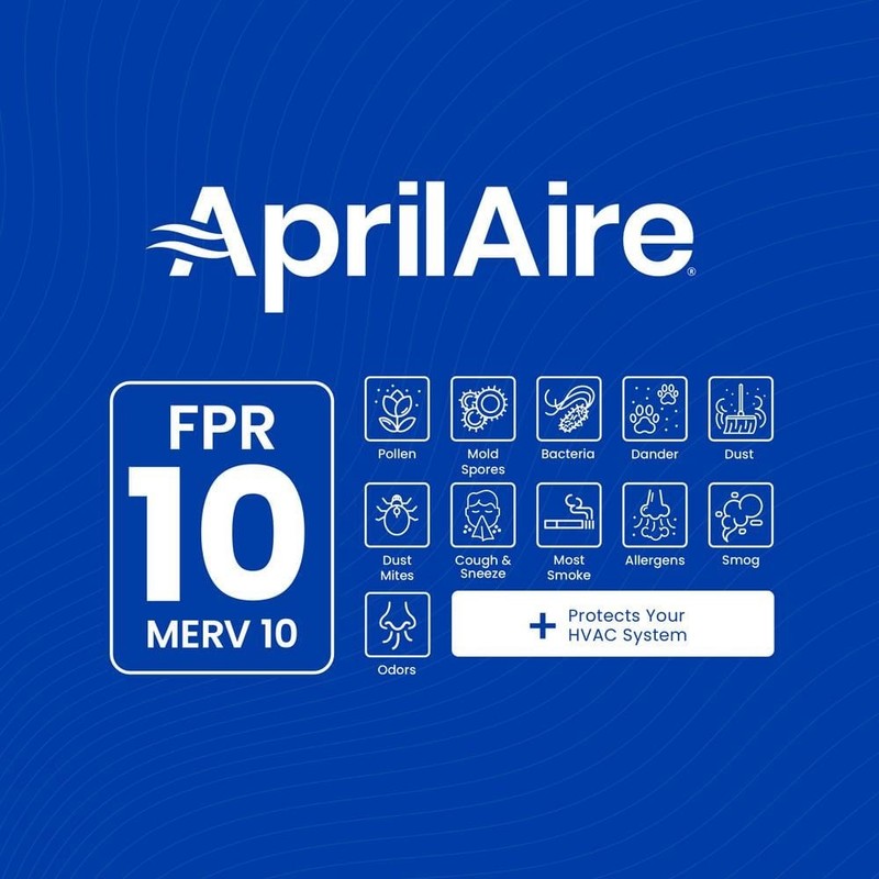 AprilAire 201 MERV 10 Pleated Air Filter 20x25x6 Whole House 1 Pack - Image 3