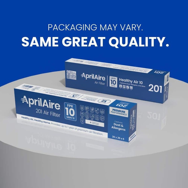 AprilAire 201 MERV 10 Pleated Air Filter 20x25x6 Whole House 1 Pack - Image 5