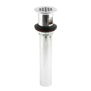 Prime-Line Lavatory Grid Strainer 1-1/4 in. x 8-1/2 in., Cast Brass, Chrome