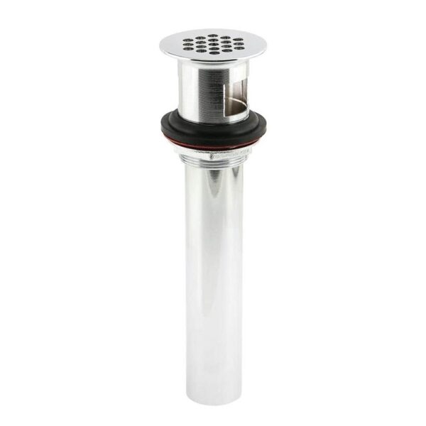 Prime-Line Lavatory Grid Strainer 1-1/4 in. x 8-1/2 in., Cast Brass, Chrome