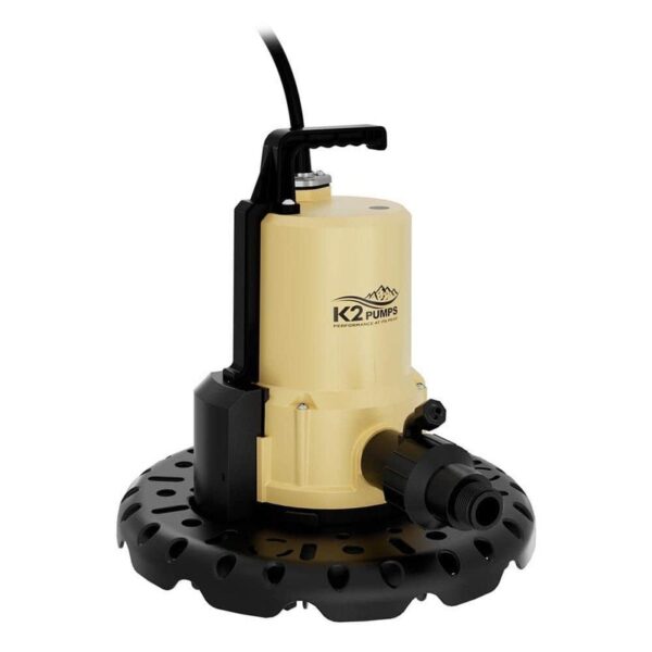 K2 1/4 HP Automatic Submersible Pool Cover Pump