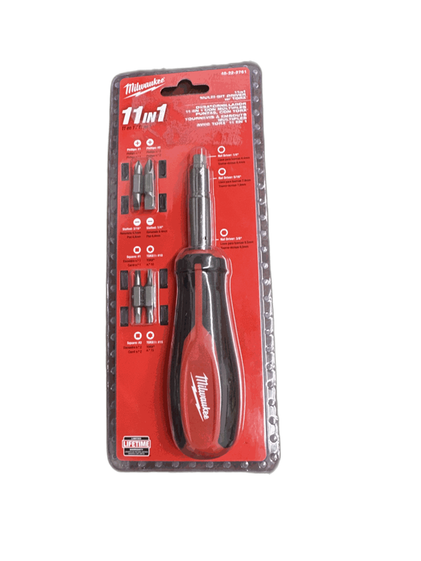 Milwaukee 11-in-1 Multi-Tip Combination Screwdriver with Square Drive Bits - Image 14