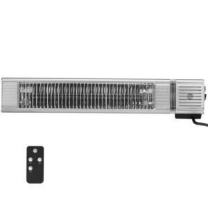 SKYSHALO Electric Infrared Heater, 1500W Remote Control, IP65 Protection Quartz