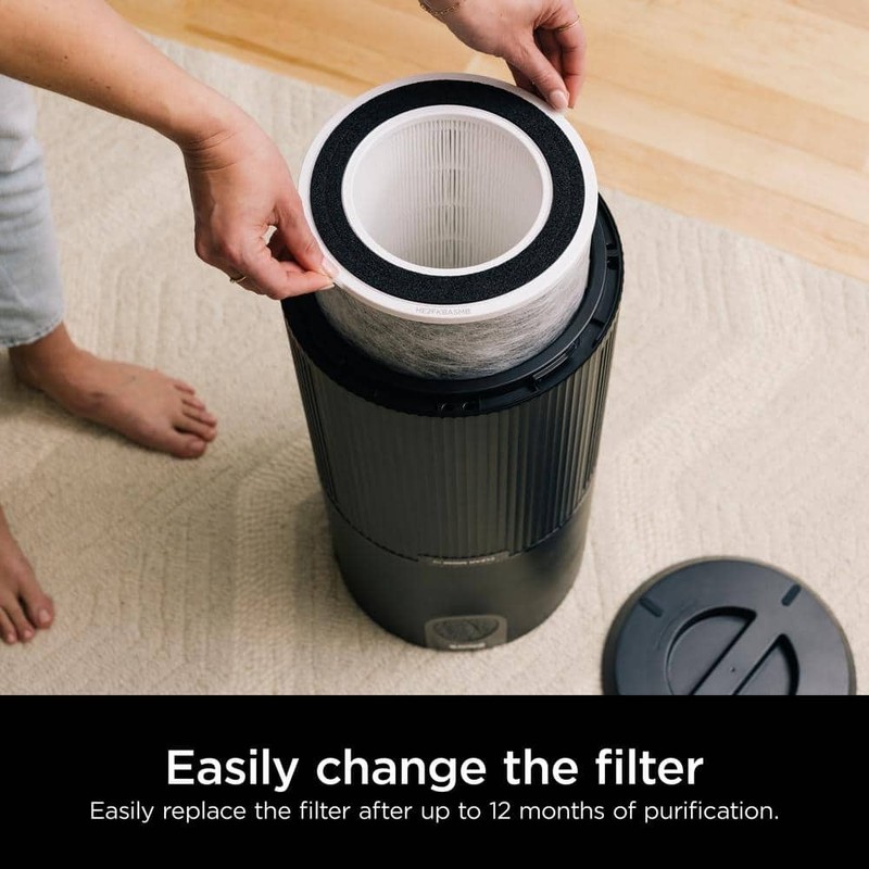 Shark True Console HEPA Air Purifier 1000 Sq Ft CleanSense IQ Odor Lock Black - Image 12
