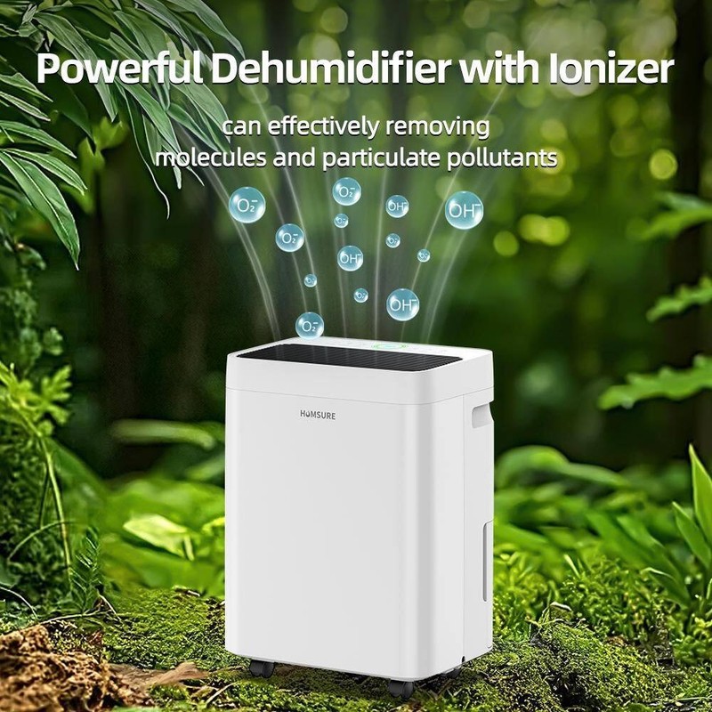 Edendirect 53 pt. 4,500 sq. ft. Dehumidifier with Drain Hose, Bucket in. White - Image 7