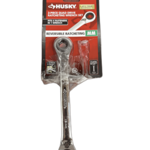Husky Metric Quad Drive Ratcheting Wrench Set (1-Piece)
