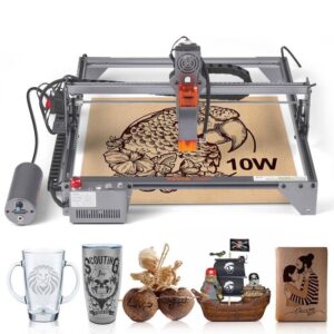 VEVOR 10-Watt Engraving Machine 15.7 in. x 15.7 in. Working Area 10000 mm/min