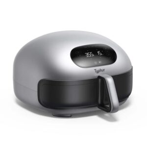 Typhur Dome 2 5.6 qt. Grey Smart Air Fryer with Large Capacity, Superior Airflow