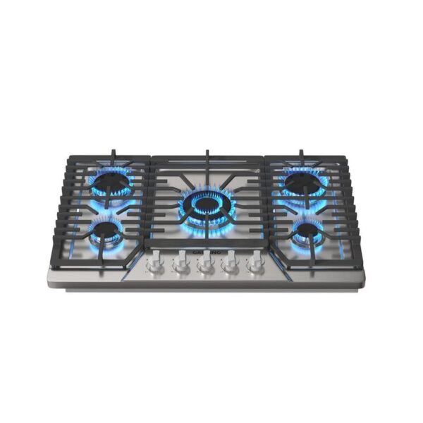 CASAINC 30 in. Recessed Gas Cooktop in Stainless Steel with 5 Burners
