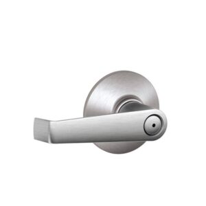 Schlage Elan Satin Chrome Privacy Light Commercial Bed/Bath Door Handle