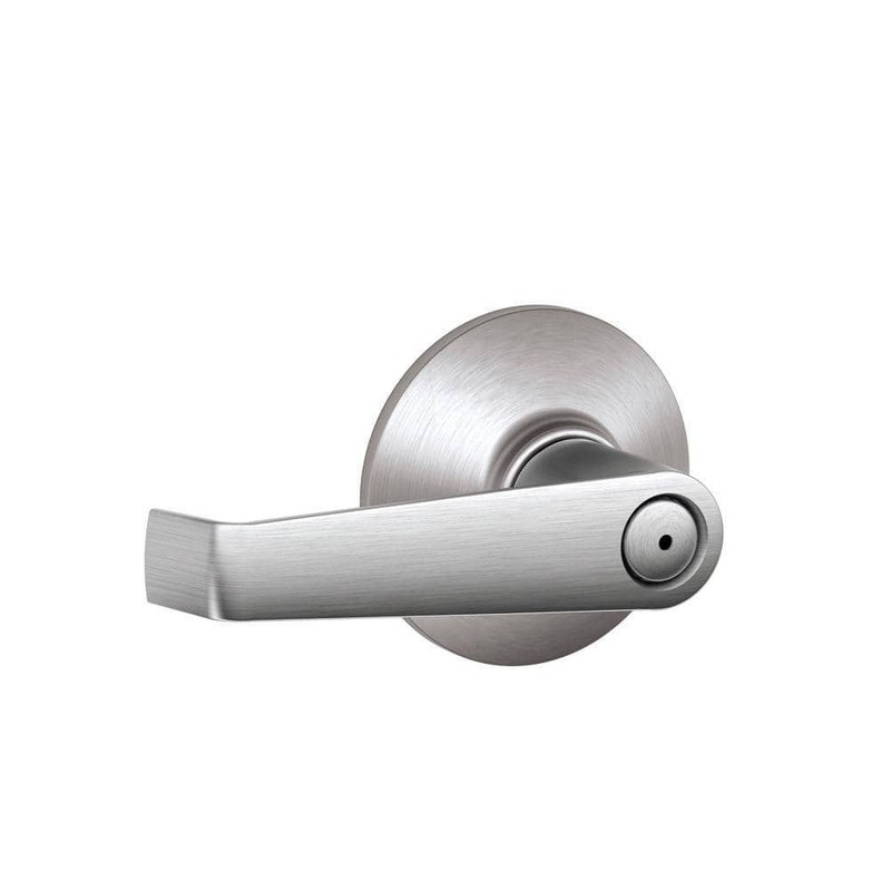 Schlage Elan Satin Chrome Privacy Light Commercial Bed/Bath Door Handle