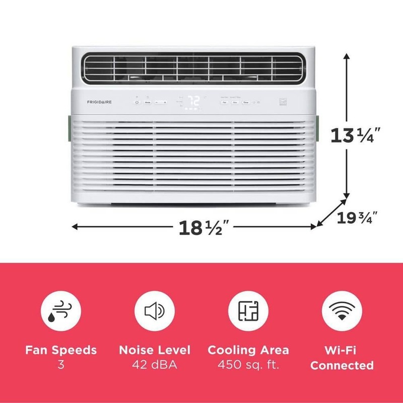 Frigidaire 10,000 BTU 115 Volts Inverter Window Room Air Conditioner with Wi-Fi - Image 2