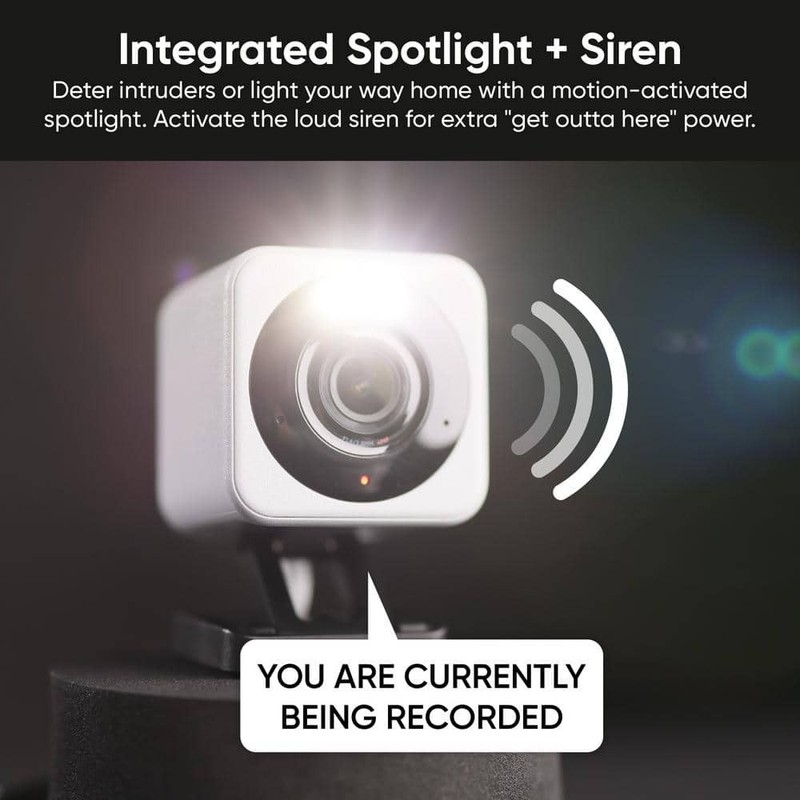 Wyze Cam v4 Wi-Fi 2.5K QHD Indoor/Outdoor Plug-In Smart Home Security Camera - Image 8