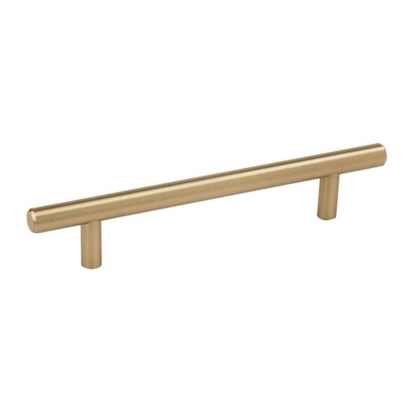 10-Pack Bar Pulls 5-1/16"  128mm  Modern Golden Champagne Bar Cabinet Pulls