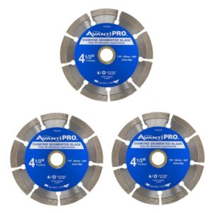 Avanti Pro 4.5 in. Segmented Diamond Blade (3-Pack)