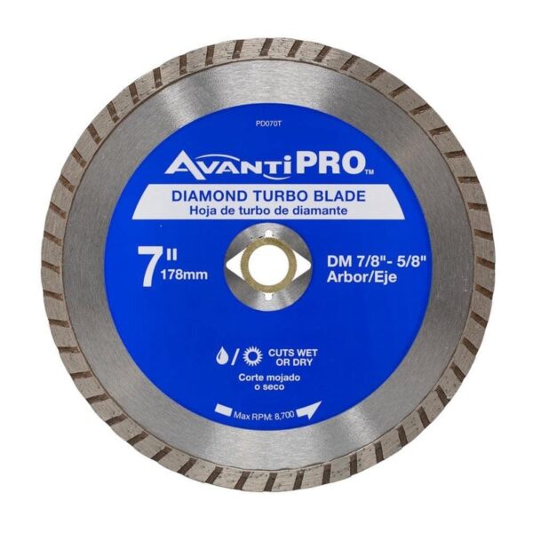 Avanti Pro 7 in. Turbo Diamond Blade