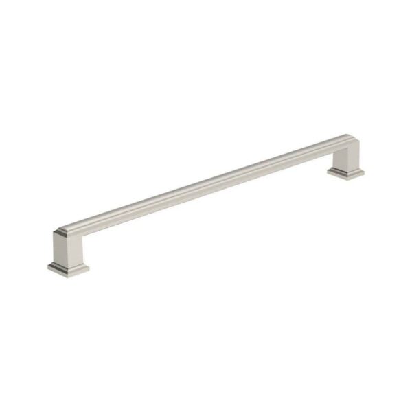 Amerock Appoint 10-1/16" (256mm) Traditional Satin Nickel Bar Cabinet Pull 4PK