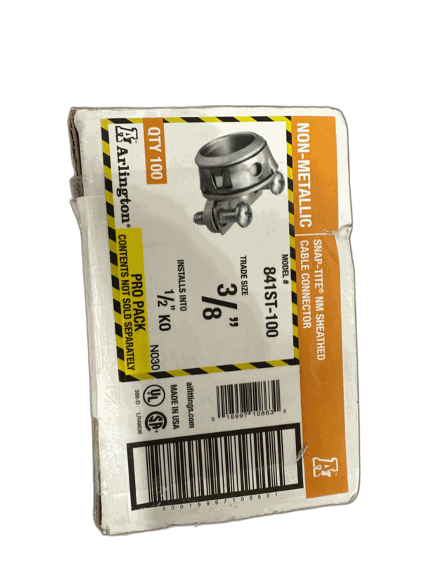 Arlington Industries 3/8 in. SNAP-TITE Connector Includes 100 units - Image 2
