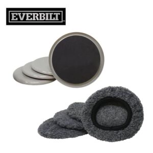Everbilt 4-3/4 in Furniture Sliders and Socks 8 Piece Set for Floor Protection