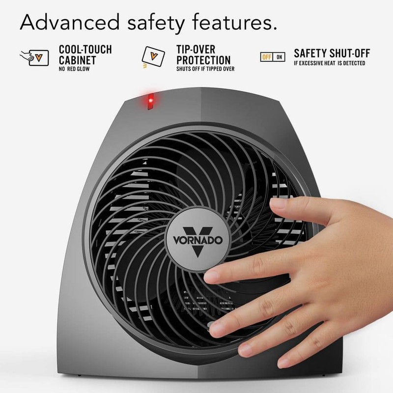 Vornado VH200 1500-Watt Electric Portable Space Heater, Whole Room Vortex Heat - Image 4