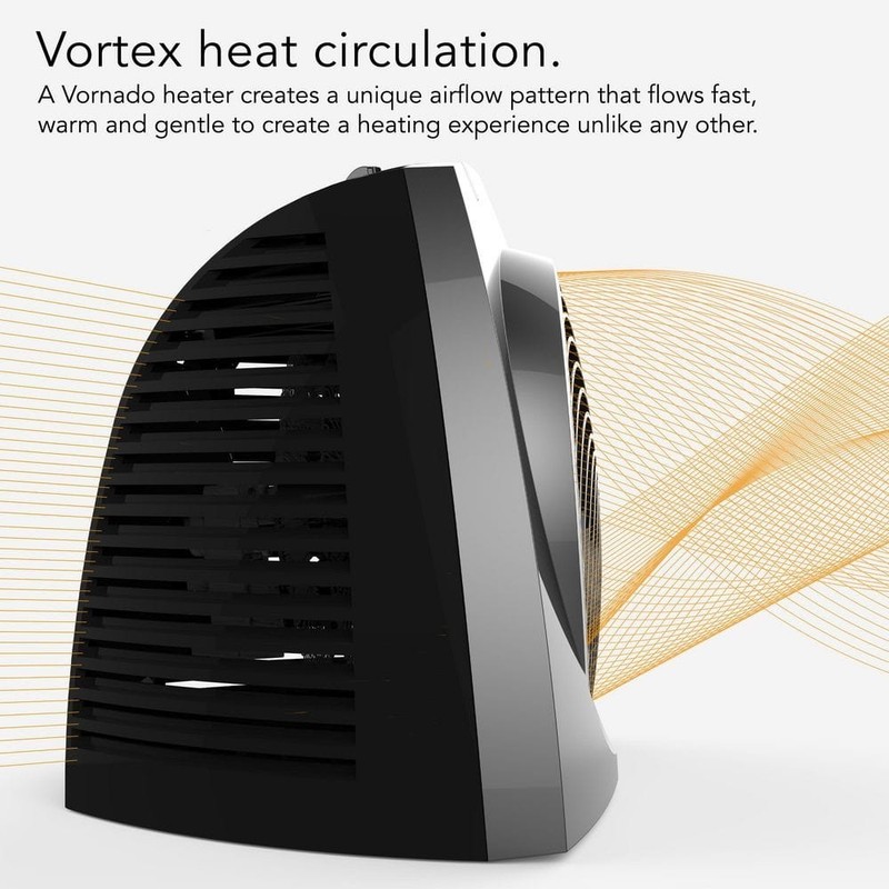 Vornado VH200 1500-Watt Electric Portable Space Heater, Whole Room Vortex Heat - Image 6