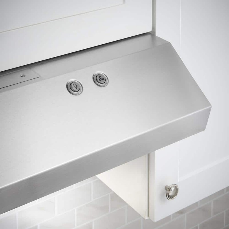 Vissani Arno 30 in 240 CFM Under Cabinet Range Hood Stainless Steel w Light - Image 3