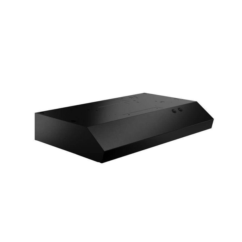 Vissani Arno 30" 240 CFM Under Cabinet Range Hood Black w Light Charcoal Filter - Image 7