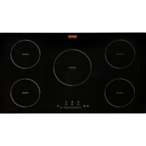 VEVOR 36 in Electric Cooktop 5 Element 9200W Built In Ceramic Induction Stove