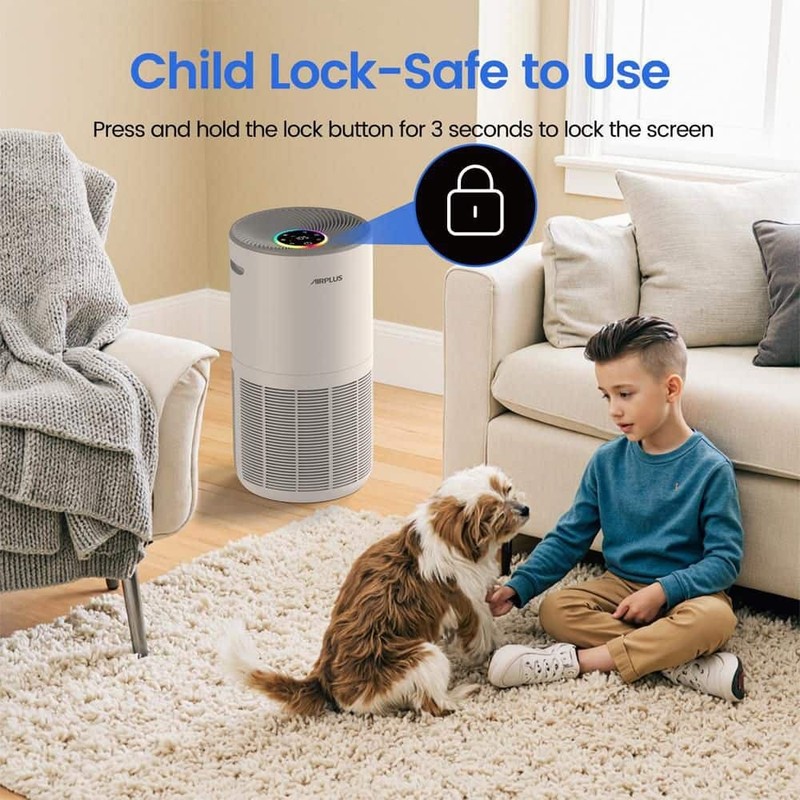 Edendirect True HEPA H13 Air Purifier 270 CFM White w Air Quality Indicator - Image 7