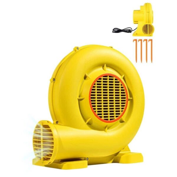 SVOPES Inflatable Blower, 12.1 in. 2 Speeds Blower Fan in. Yellow with 0.5