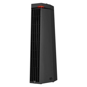 Vornado Rise 20H 1500-Watts Black Indoor Electric Tower Fan Space Heater