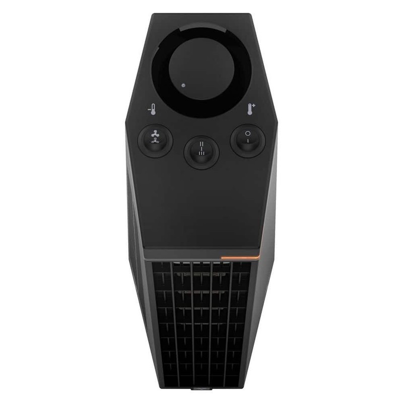 Vornado Rise 20H 1500-Watts Black Indoor Electric Tower Fan Space Heater - Image 5