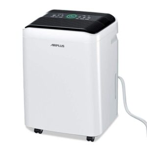Edendirect 50 Pt Dehumidifier 4500 Sq Ft White with Drain Hose Bucket