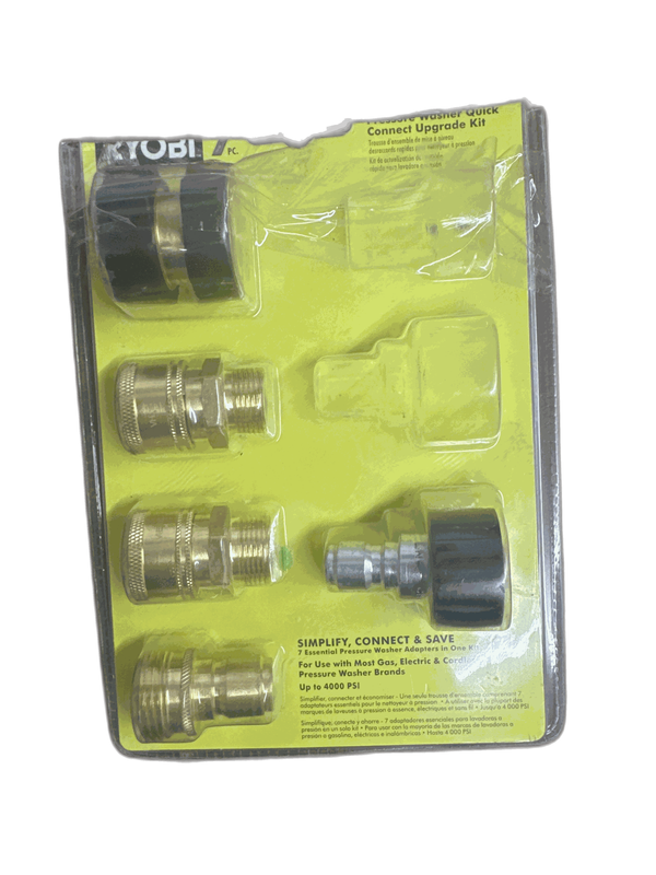 RYOBI 5-Piece Pressure Washer Quick-Connect Upgrade Kit for Most Gas Electric