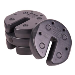 USW 30 lbs. Black US Weight Canopy Weight Plates (Set of 4)